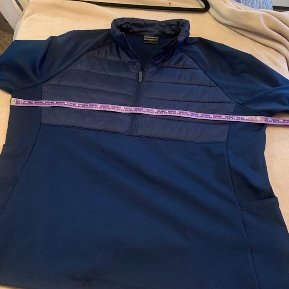 32 Degrees Women's Half-Zip Pullover - Navy Size L - Picture 3 of 5